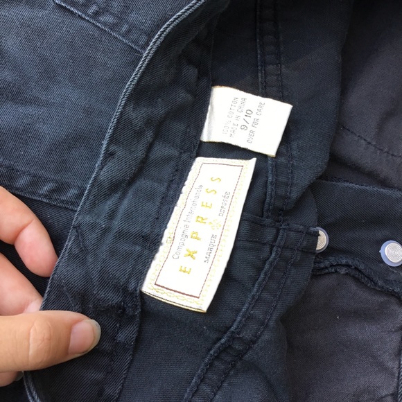 Vintage express high waisted black jorts - Picture 5 of 6